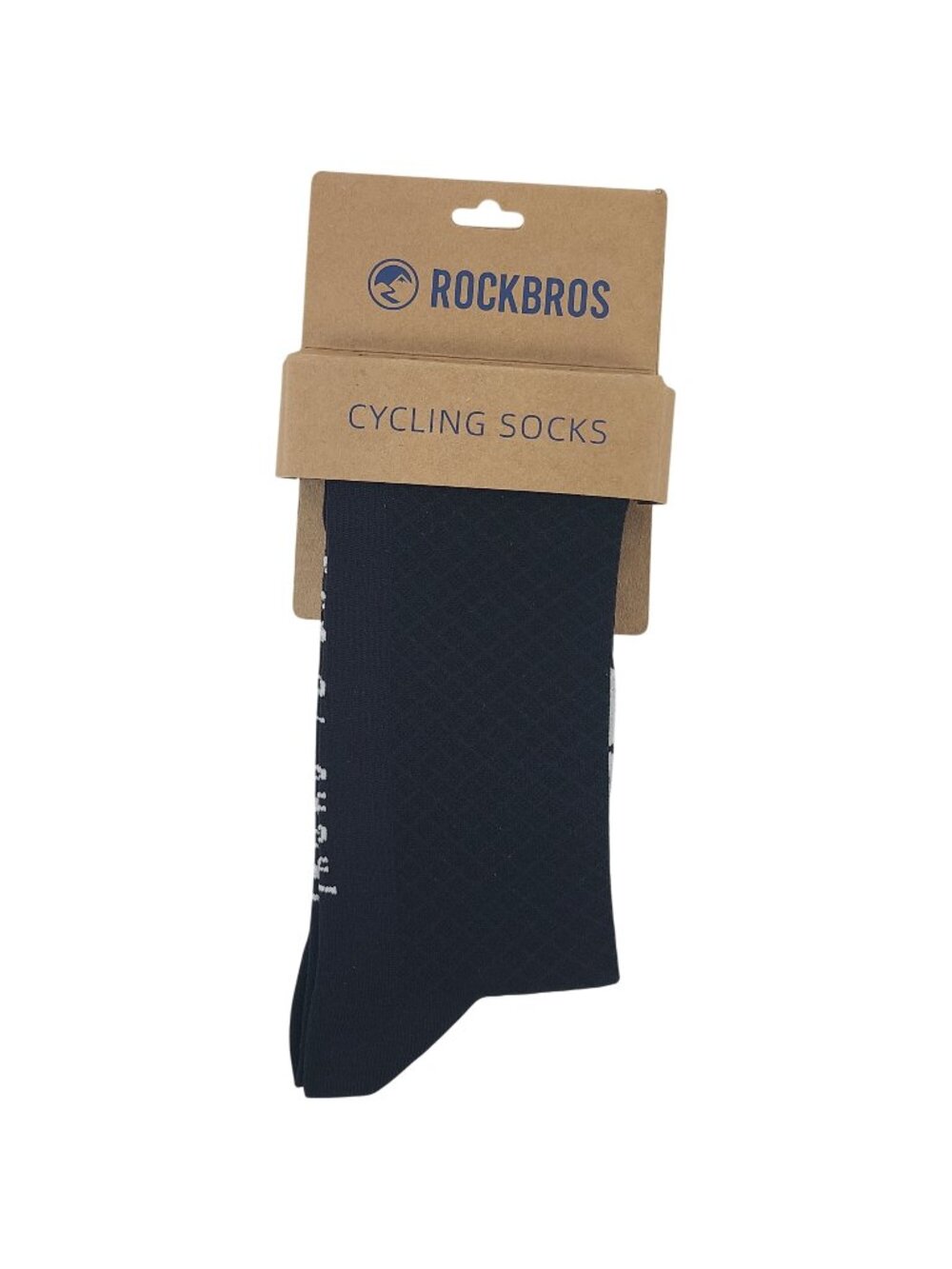 Rockbros Cycling Socks Sz L 43-46 Black Lightweight Breathable Sportswear Unisex